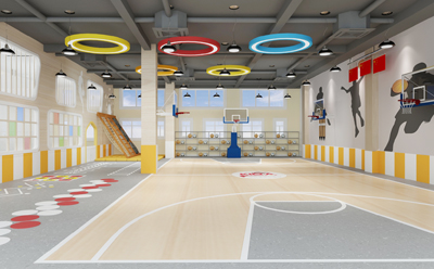  卡比龍兒童籃球館
